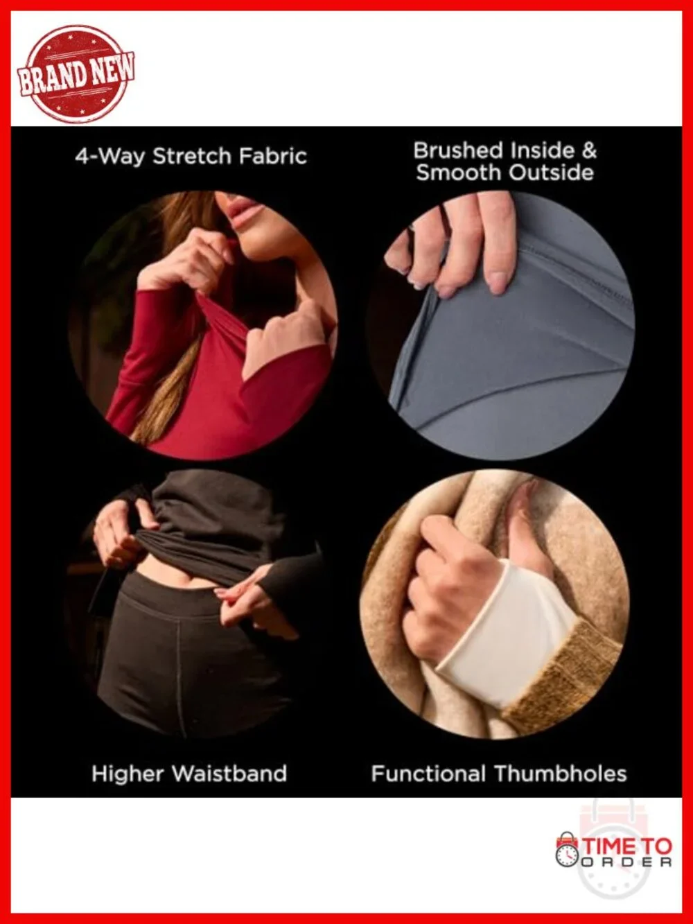 Heavyweight Fleece Lined Thermal Set – Long Sleeve Top & Leggings